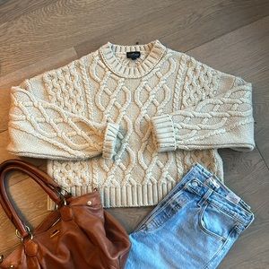 TOPSHOP Cable Sweater